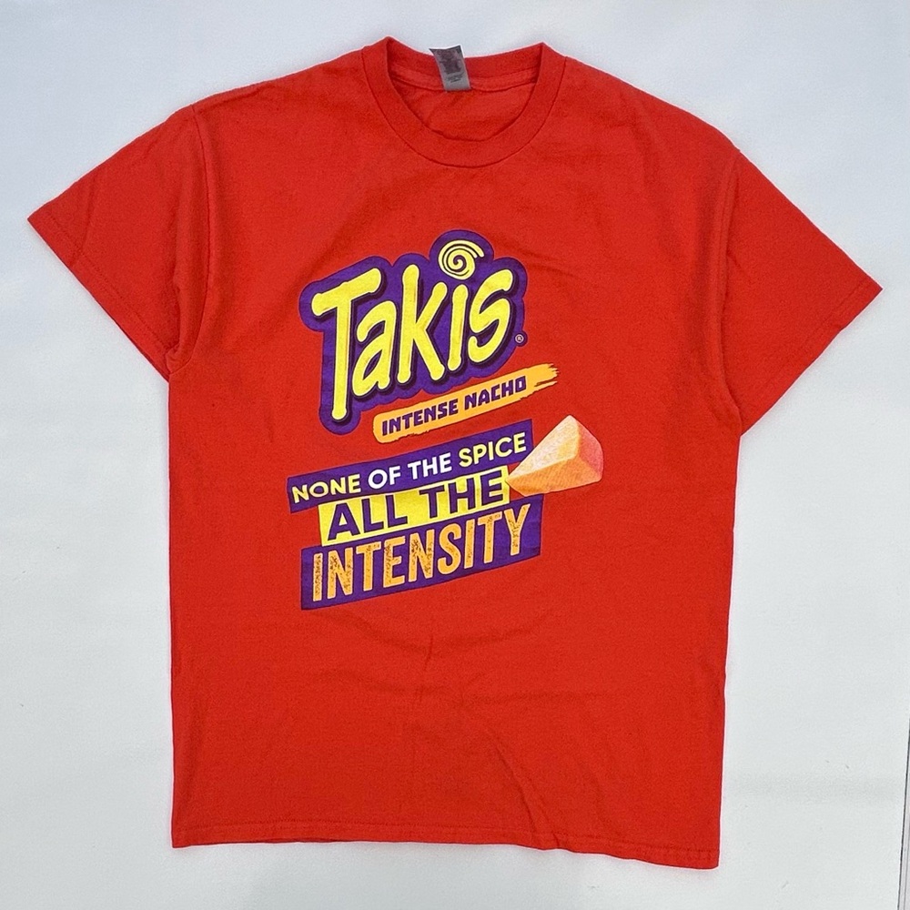 Takis Barcel Promotional Graphic T Shirt Intense Nacho Size Men’s Medium